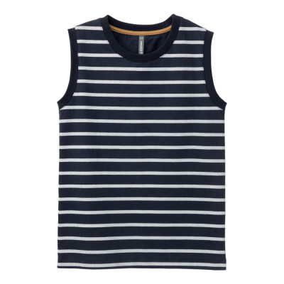 Майка Полоски Crockid КР 302382 индиго 01